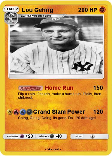 Pokemon Lou Gehrig