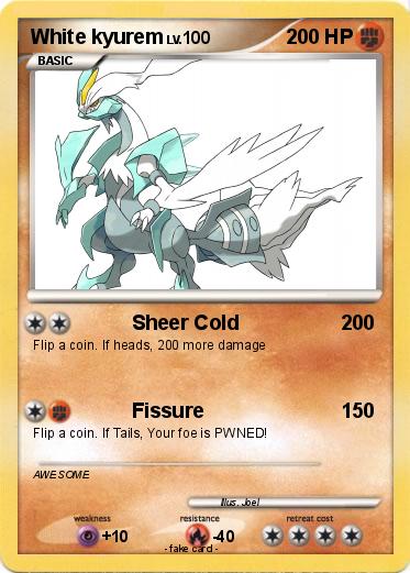 Pokemon White kyurem