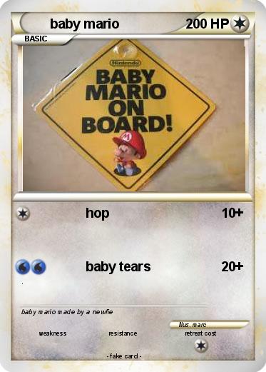 Pokemon baby mario
