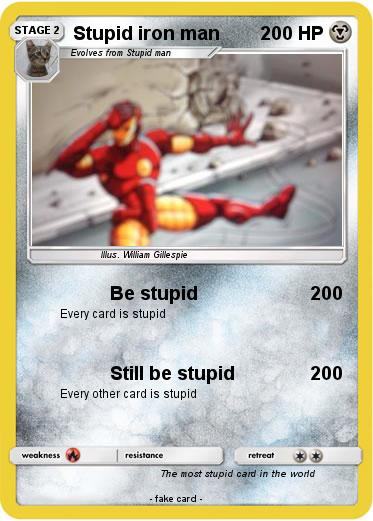 Pokemon Stupid iron man