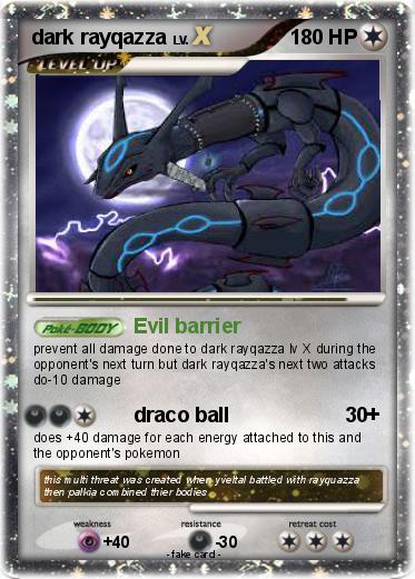 Pokemon dark rayqazza