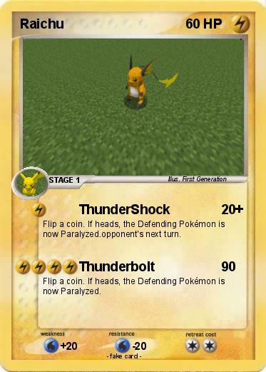 Pokemon Raichu