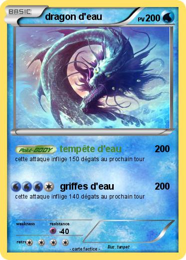 Pokemon dragon d'eau