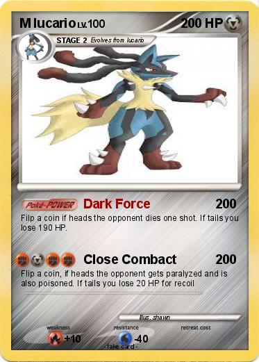 Pokemon M lucario