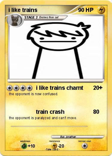 Pokemon i like trains