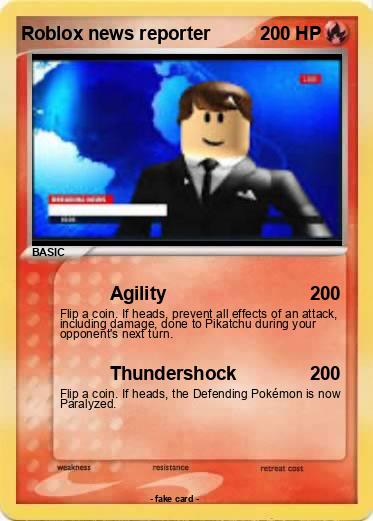Pokemon Roblox news reporter