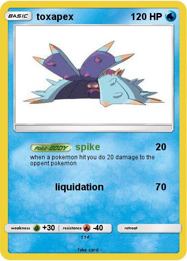 Pokemon toxapex