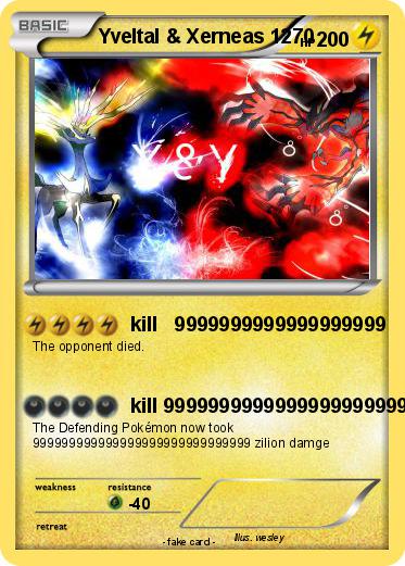 Pokemon Yveltal & Xerneas 1270