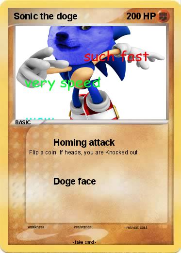 Pokemon Sonic the doge