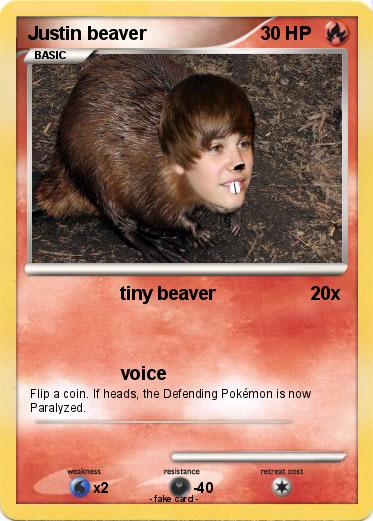 Pokemon Justin beaver