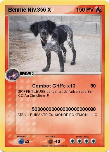 Pokemon Bennie Niv.356 X