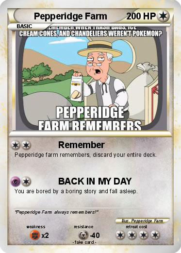 Pokemon Pepperidge Farm