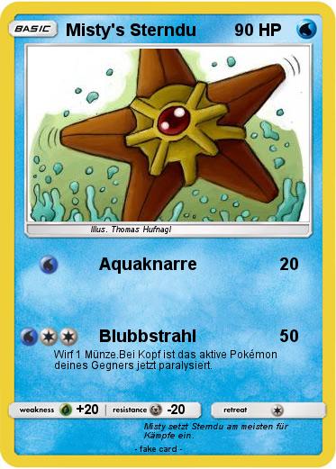 Pokemon Misty's Sterndu