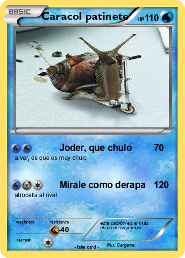 Pokemon Caracol patinete