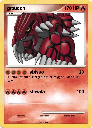 Pokemon groudon