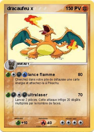 Pokemon dracaufeu x