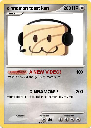 Pokemon cinnamon toast ken