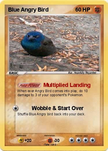 Pokemon Blue Angry Bird