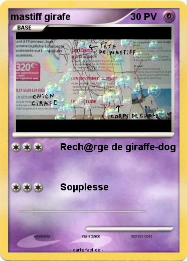 Pokemon mastiff girafe