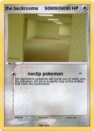 Pokemon the backrooms     90909090