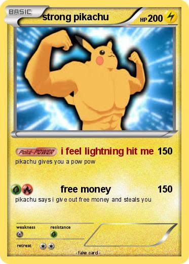 Pokemon strong pikachu