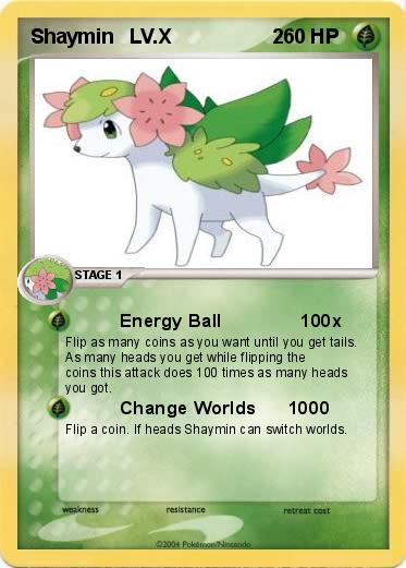 Pokemon Shaymin   LV.X                  2
