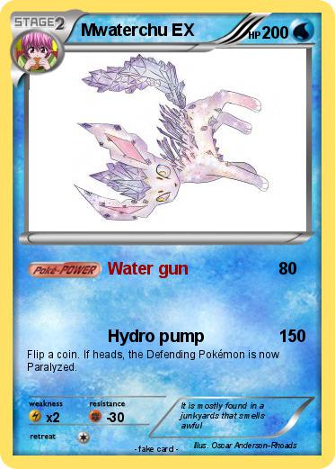 Pokemon Mwaterchu EX