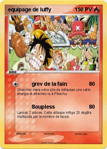 Pokemon equipage de luffy
