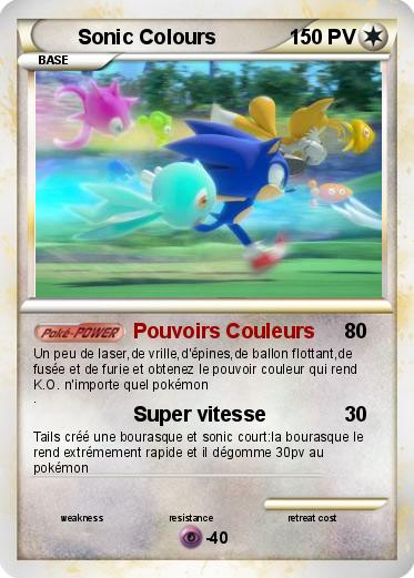 Pokemon Sonic Colours