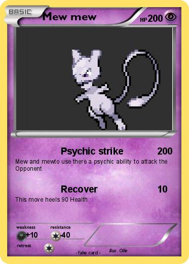 Pokemon Mew mew
