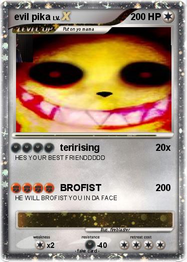 Pokemon evil pika