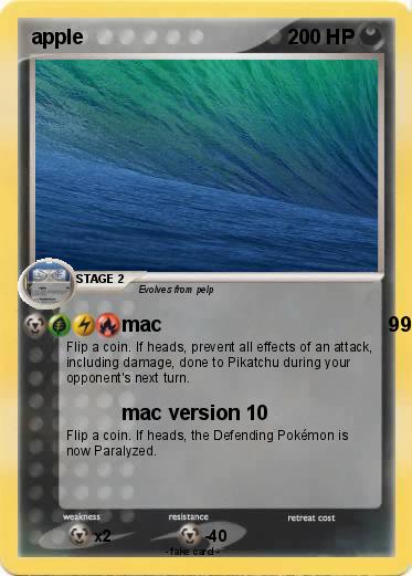Pokemon apple