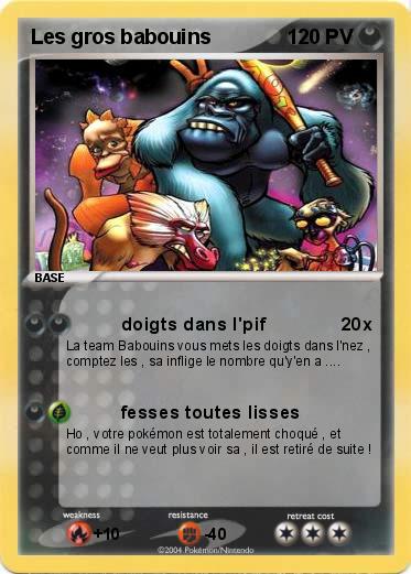 Pokemon Les gros babouins