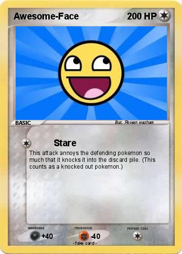 Pokemon Awesome-Face
