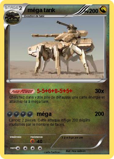 Pokemon méga tank