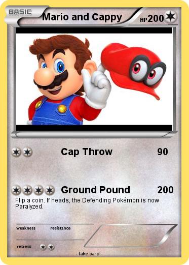 Pokemon Mario and Cappy