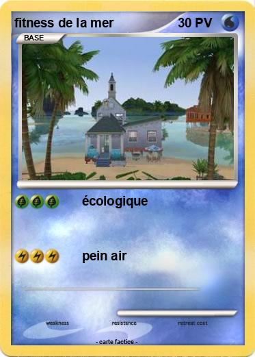 Pokemon fitness de la mer