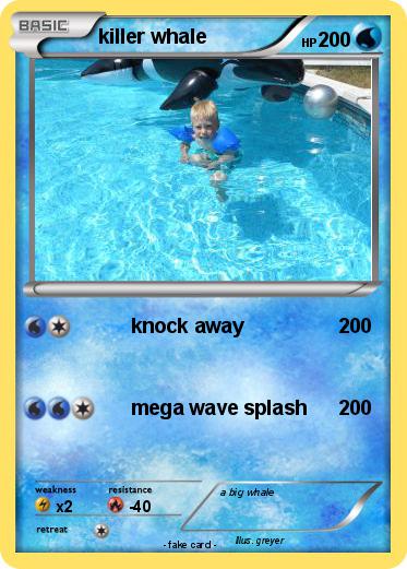 Pokemon killer whale