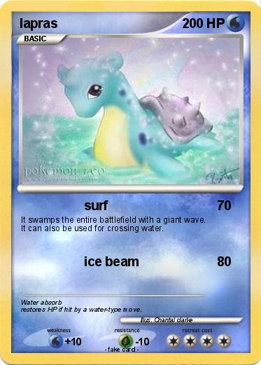 Pokemon lapras