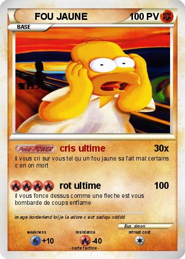 Pokemon FOU JAUNE