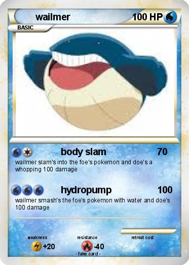 Pokemon wailmer