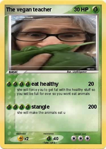Pokemon The vegan teacher
