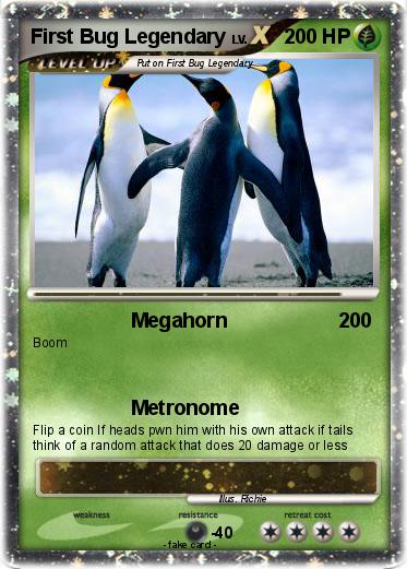 Pokemon First Bug Legendary