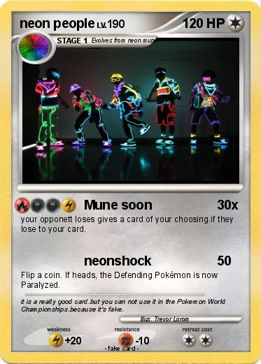Pokemon neon people