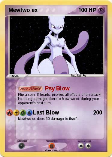 Pokemon Mewtwo ex