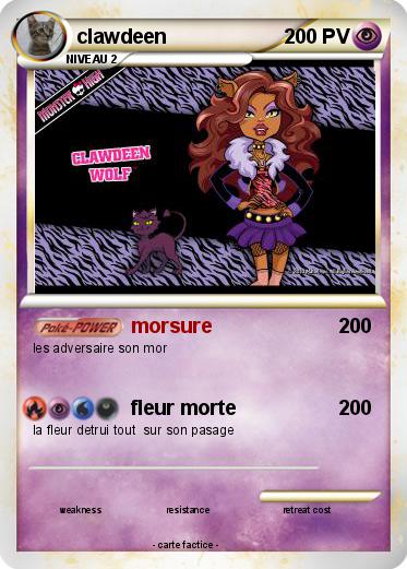 Pokemon clawdeen