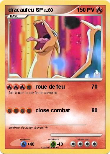 Pokemon dracaufeu SP