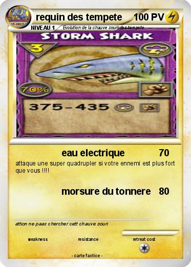 Pokemon requin des tempete