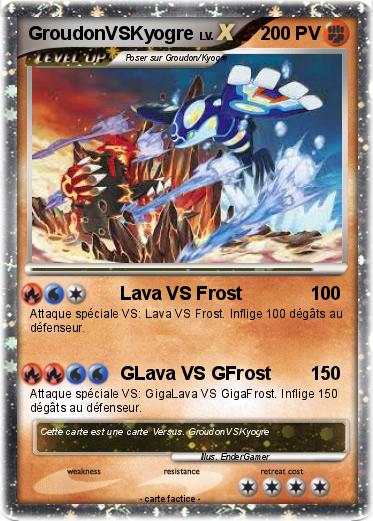 Pokemon GroudonVSKyogre