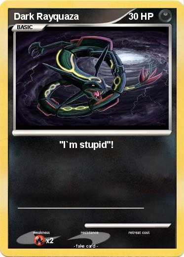 Pokemon Dark Rayquaza